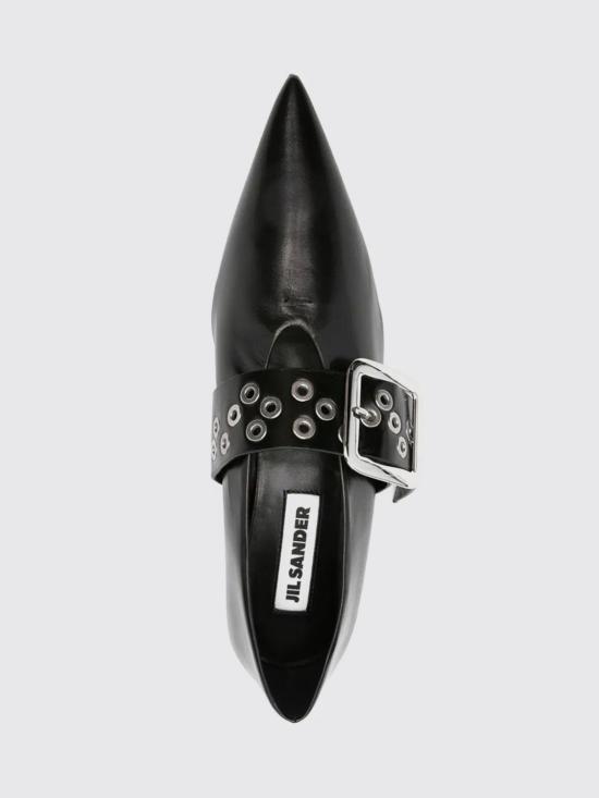 25FW 질샌더 플랫 슈즈 J15ZJ0029P8226 001 Black - JIL SANDER
