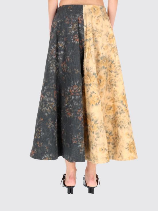 25FW 가니 롱 스커트 W1092 999 Black - GANNI