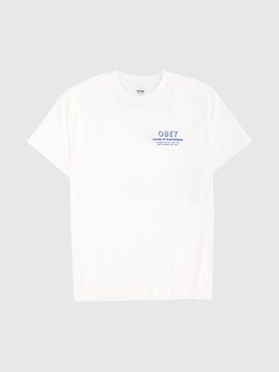 25FW 오베이 반팔 티셔츠 165264195 White - OBEY