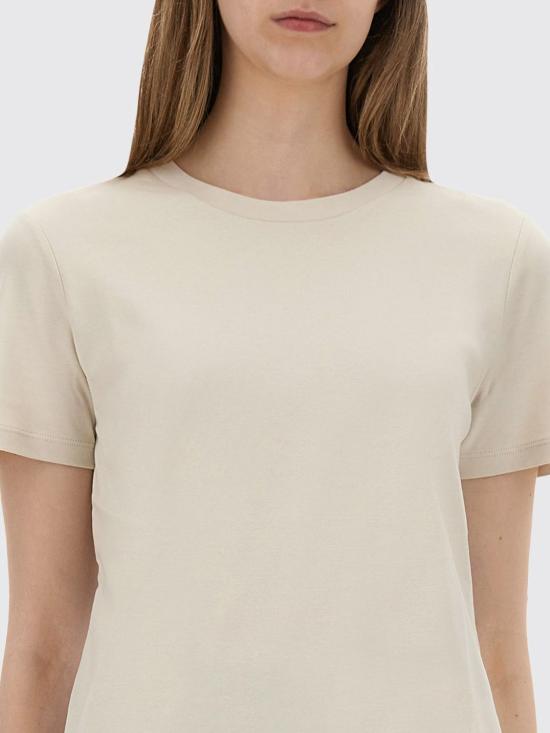 25FW 에스막스마라 반팔 티셔츠 2529976041600 002 Beige - 'S MAX MARA