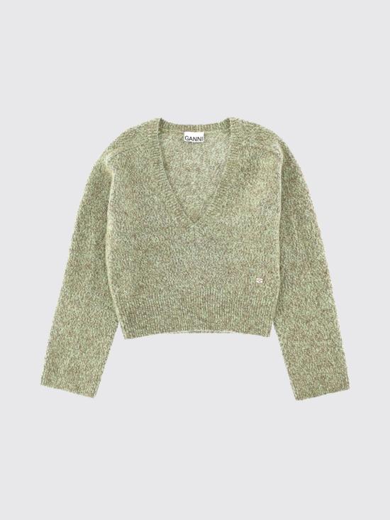 25FW 가니 스웨터 K2621 753 Green - GANNI