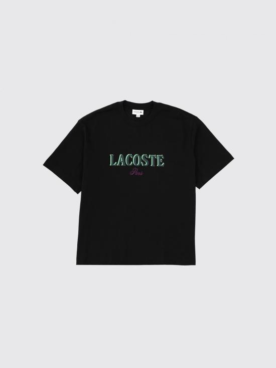 25FW 라코스테 반팔 티셔츠 TH5912 031 Black - LACOSTE