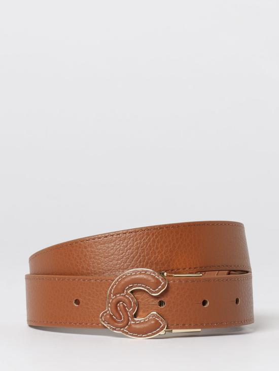 26SS 코치넬리 레귤러 벨트 E3UBL110601 W11 Brown - COCCINELLE