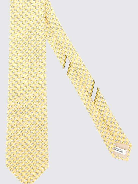 25FW 살바토레 페라가모 넥타이 784016 351251 007 Yellow - SALVATORE FERRAGAMO