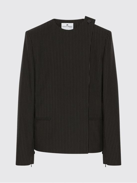 25FW 쿠레쥬 자켓 325CVE132PL0224 9901 Black - COURREGES