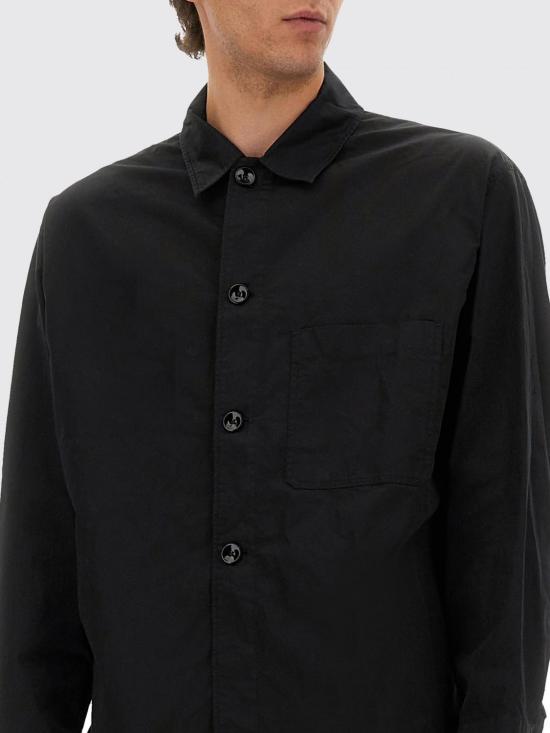 25FW 르메르 셔츠 SH1198LF1207 BK999 Black - LEMAIRE