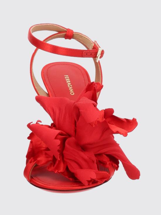 25FW 살바토레 페라가모 힐/펌프스 787597 01K870 002 Red - SALVATORE FERRAGAMO