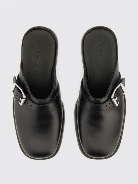 25FW 아워레가시 CAMION 카미온 버클 디테일 카프스킨 뮬 A2217CVSE NERO Black - OUR LEGACY