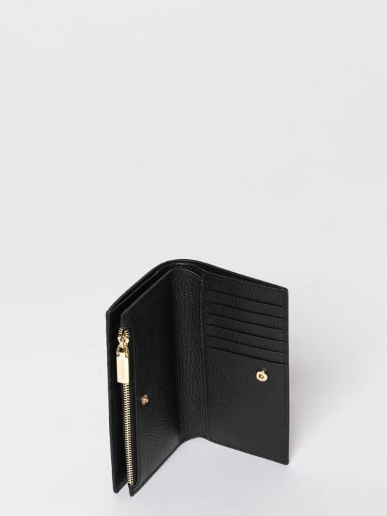 26SS 코치넬리 메탈릭 라지 월렛 E2MW511F101 001 Black - COCCINELLE