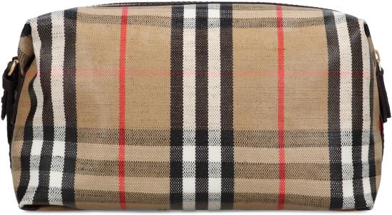 26SS 버버리 하이랜드 트래블 파우치  8120003166995 A2021 Beige - BURBERRY