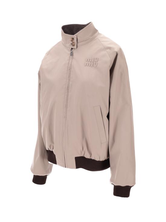 26SS 미우미우 자켓 ML1400SOOO1800 F04YH ARGILLA CACAO GRIGIO - MIU MIU