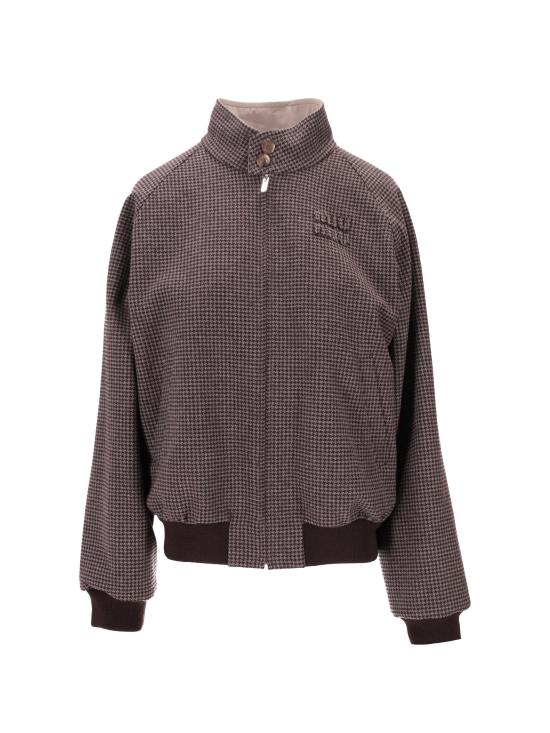 26SS 미우미우 자켓 ML1400SOOO1800 F04YH ARGILLA CACAO GRIGIO - MIU MIU