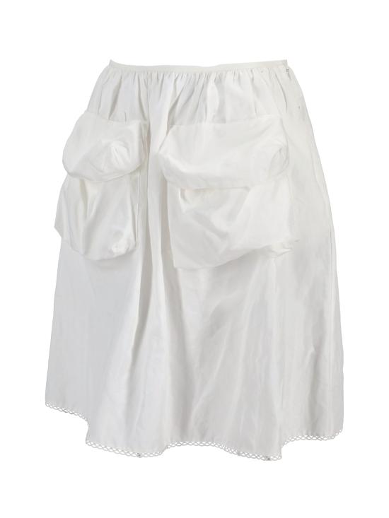 26SS 미우미우 숏 스커트 MG2592SOOO163M F0009 BIANCO - MIU MIU