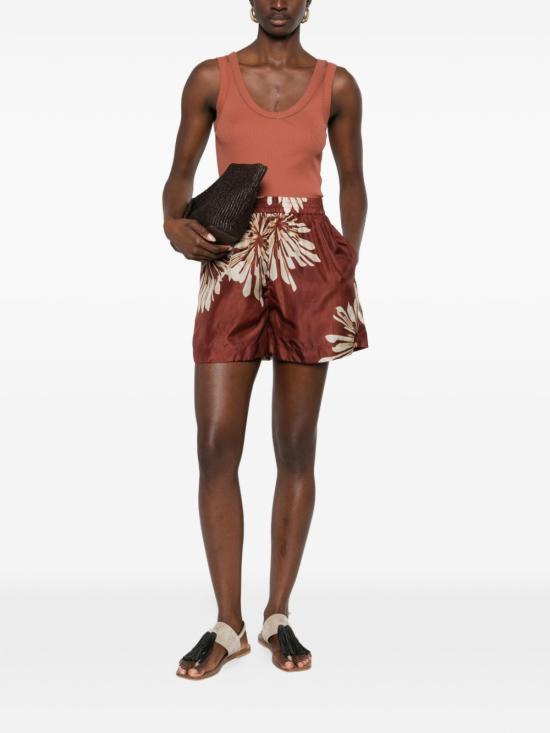 26SS 브루넬로 쿠치넬리 민소매 티셔츠 MG902FP100 C8604 Orange - BRUNELLO CUCINELLI