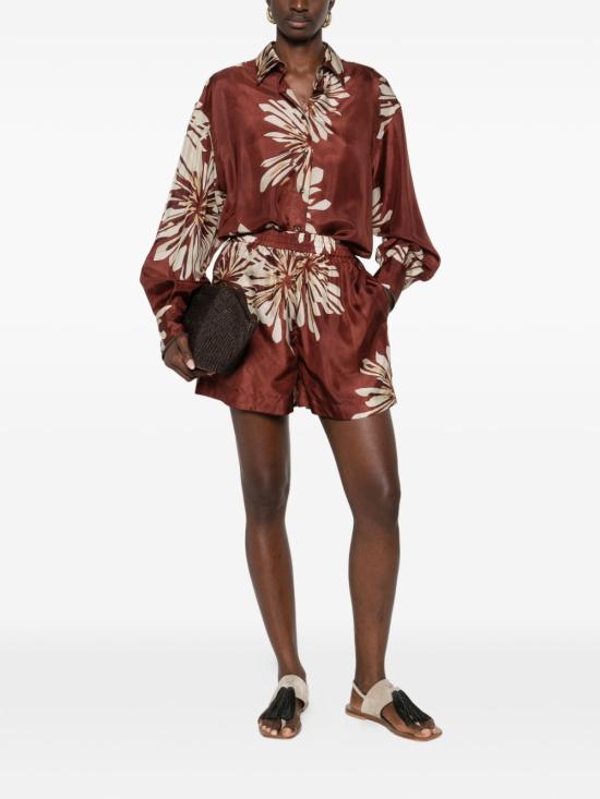 26SS 브루넬로 쿠치넬리 숏팬츠 MQ967RH299 C008 Bordeaux - BRUNELLO CUCINELLI