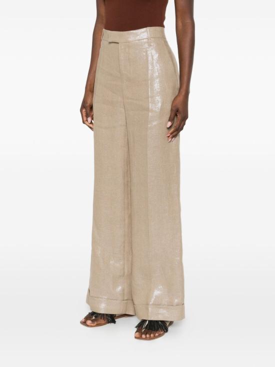 26SS 브루넬로 쿠치넬리 스트레이트 팬츠 ML596P8492 C7081 Beige - BRUNELLO CUCINELLI