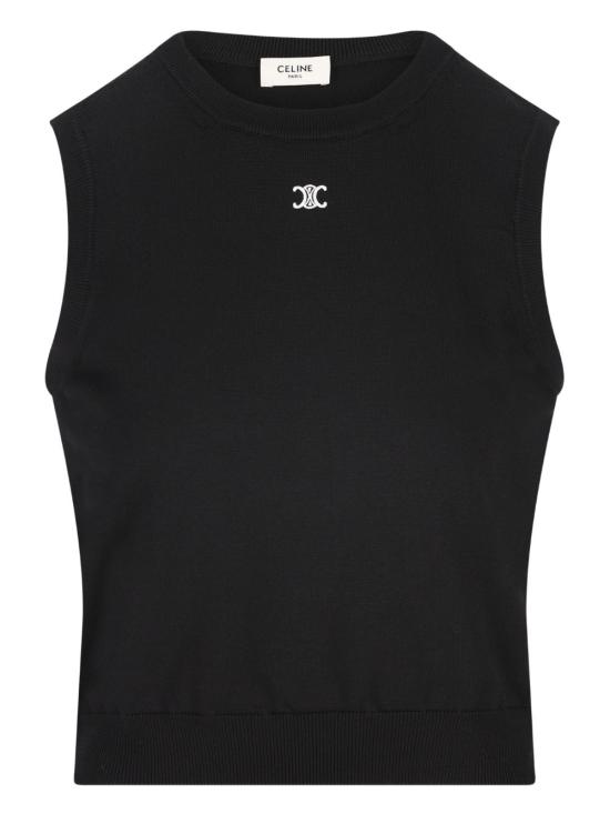 26SS 셀린느 민소매 티셔츠 RX0I7 010038NO Black