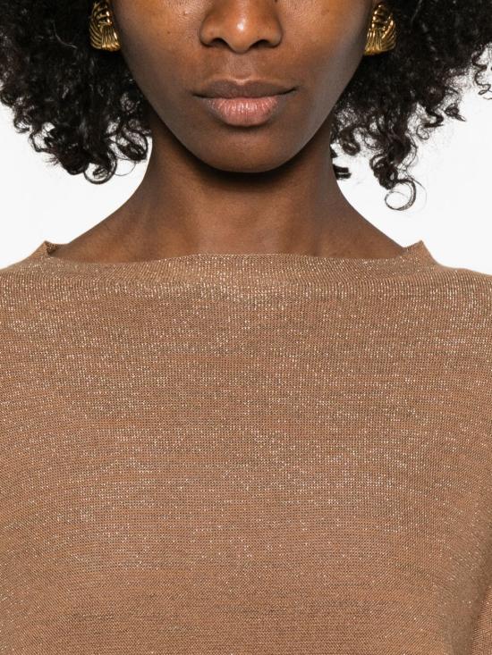 26SS 파비아나 필리피 스웨터 MAD266F041 L7661268 Brown - FABIANA FILIPPI