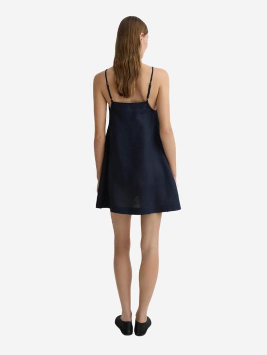  Bondi Born 숏 원피스 Leiden 플레어 미니 드레스 네이비 - OTHER BRANDS