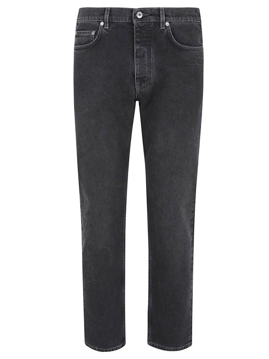 25FW 오프화이트 데님 팬츠 OMYA175F25DE N001 1310 BLACK