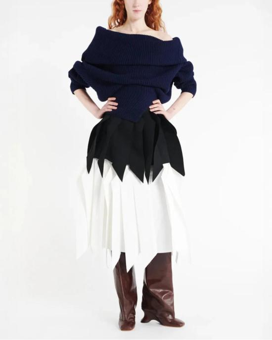  어웨이크 모드 롱 스커트 A.W.A.K.E. 모드 패널 A라인  블랙 - A.W.A.K.E. MODE