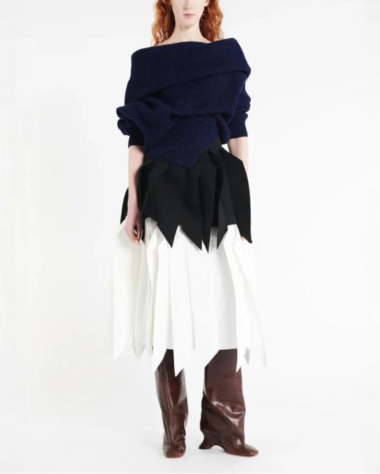  어웨이크 모드 롱 스커트 A.W.A.K.E. 모드 패널 A라인  블랙 - A.W.A.K.E. MODE