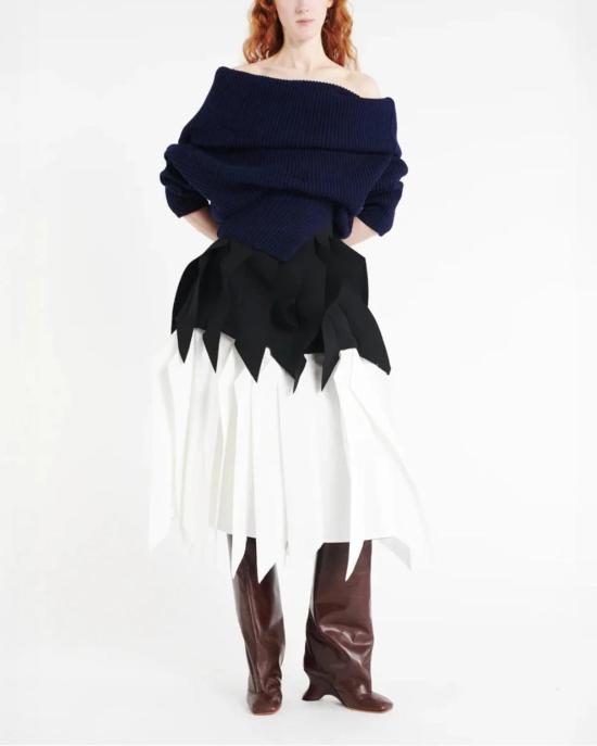  어웨이크 모드 롱 스커트 A.W.A.K.E. 모드 패널 A라인  블랙 - A.W.A.K.E. MODE