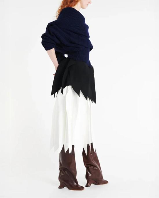  어웨이크 모드 롱 스커트 A.W.A.K.E. 모드 패널 A라인  블랙 - A.W.A.K.E. MODE