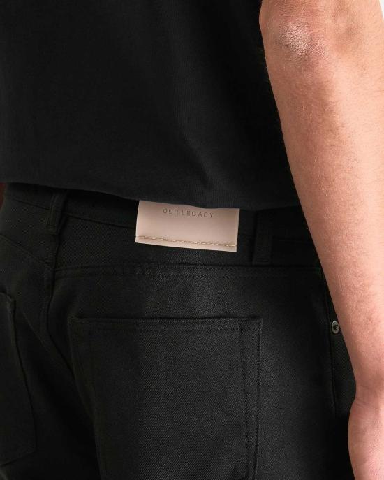  아워레가시 팬츠 아워 레거시 칼슨 컷 퍼머넌트 크리즈  블랙 - OUR LEGACY