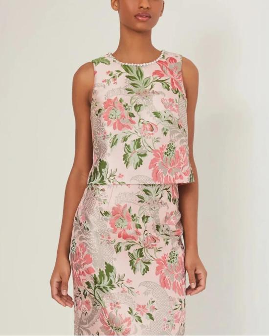  카라 카라 블라우스 Cara Cara 맥켄지 탑 핑크 - CARA CARA