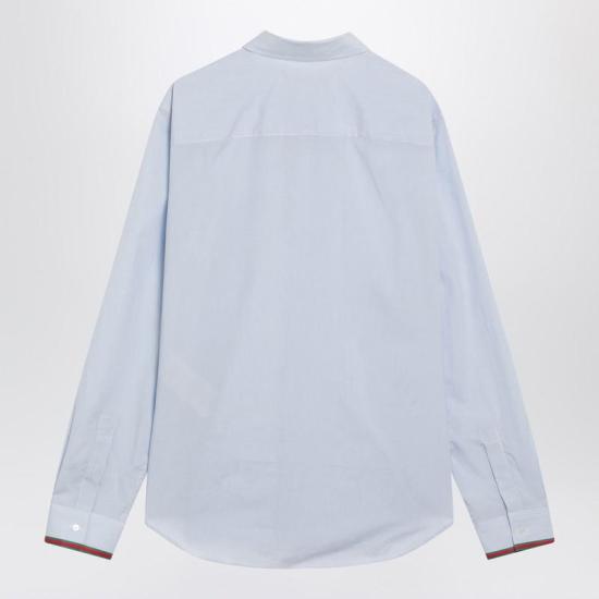 26SS 구찌 긴팔 셔츠 852707ZAS5W S GUC 4305 BLUE - GUCCI