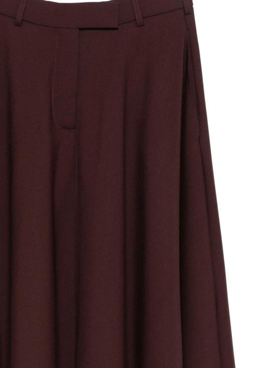 25FW 오피신 제네랄 미디 스커트 W25WSKT156 64072 DARK BURGUNDY - OFFICINE GENERALE