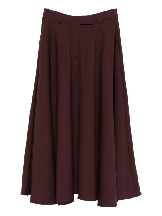 25FW 오피신 제네랄 미디 스커트 W25WSKT156 64072 DARK BURGUNDY