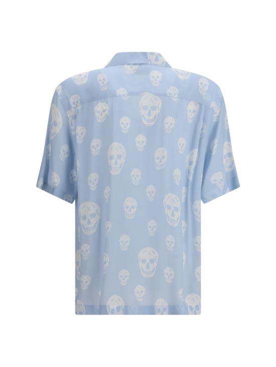 26SS 알렉산더 맥퀸 긴팔 셔츠 847304QRACU 4602 BLUE - ALEXANDER MCQUEEN