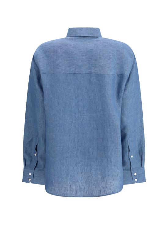 26SS 로에 셔츠 41819069 420 BLUE - ROHE