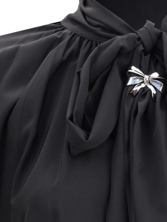 25FW 막스마라 셔츠 2521116081600 007 BLACK - MAX MARA