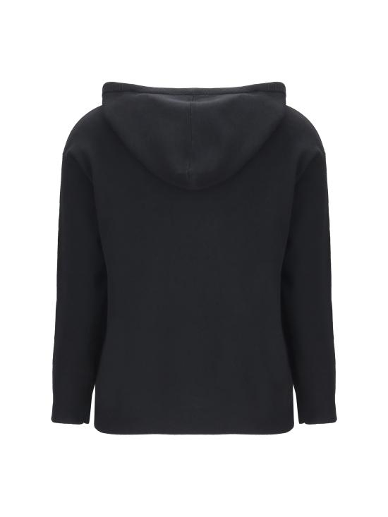 25FW 막스마라 후드 티셔츠 2521366222600 016 BLACK - MAX MARA