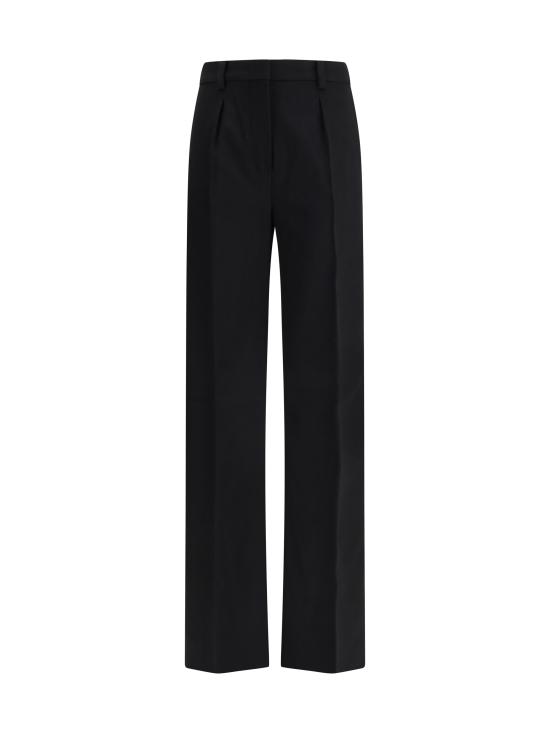 25FW 막스마라 스트레이트 팬츠 2521136072600 006 BLACK