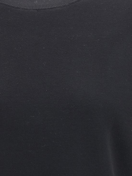 25FW 막스마라 스튜디오 반팔 티셔츠 2526366101600 005 BLACK - MAX MARA STUDIO