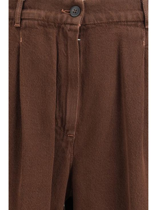 25FW 위켄드막스마라 스트레이트 팬츠 2525136062600 004 BROWN - WEEKEND MAX MARA