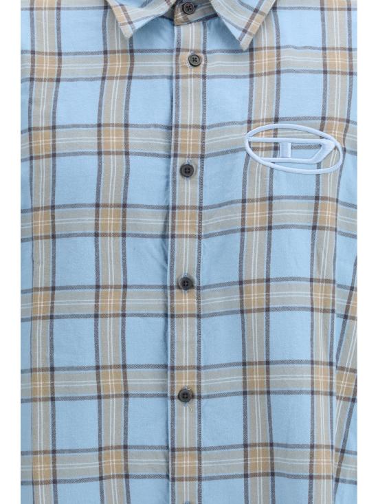 25FW 디젤 긴팔 셔츠 A194450AJFI 99G LIGHT BLUE - DIESEL