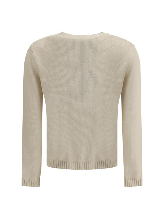 25FW 위켄드막스마라 NESPOLA 네스폴라 코튼 코르도네 스웨터 2525366171600 001 CREAM - WEEKEND MAX MARA