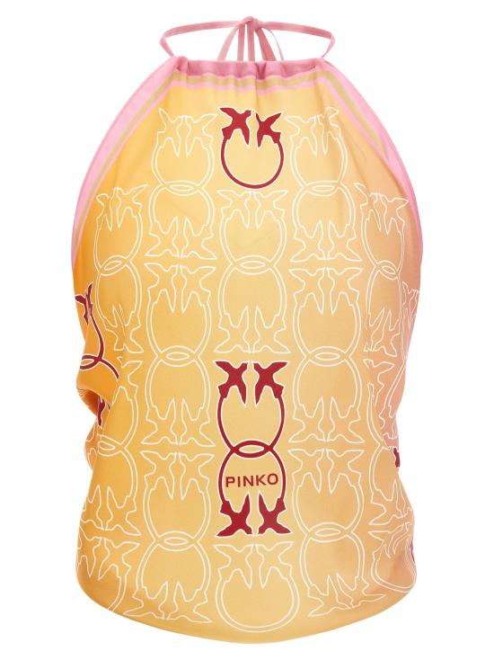 26SS 핑코 민소매 티셔츠 106732A39FNA0 Pink