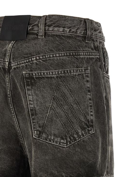 26SS 디 아티코 데님 팬츠 260WCP00277414 Black - THE ATTICO