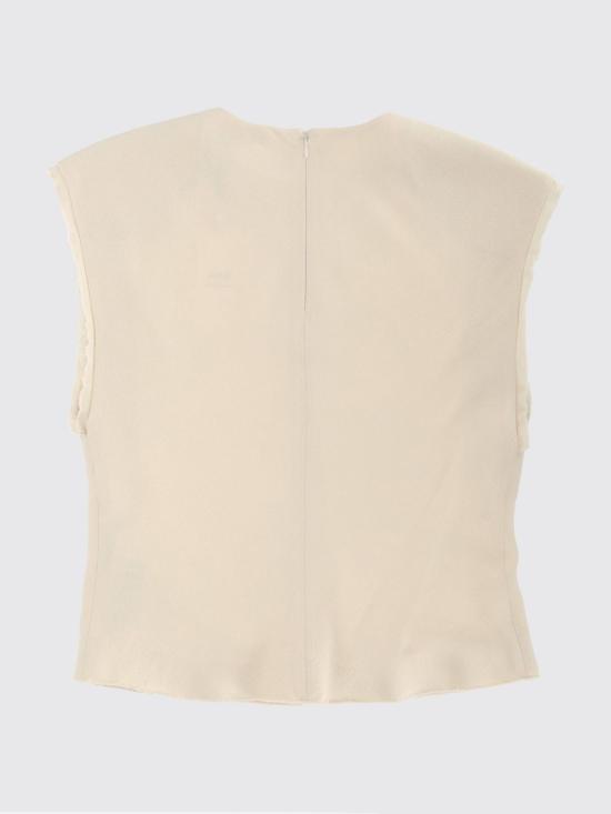 25FW 아미 민소매 티셔츠 FTP804 VI0039185 IVORY - AMI