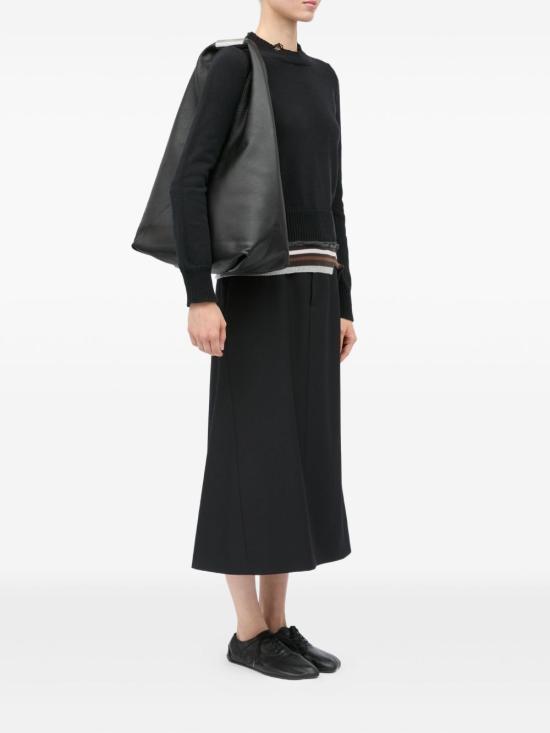 26SS MM6 메종마르지엘라 주얼 핸들 재패니즈 백 그레인 레더 SB6WD0043 P7255T8013 Black - MM6 MAISON MARGIELA