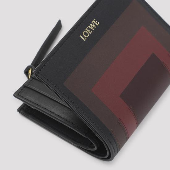26SS 로에베 지갑 C643NCWX06 1101 BLACK BURGUNDY - LOEWE
