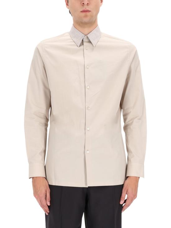 25FW 펜디 긴팔 셔츠 FS0751 AVDDF0GDM WHITE
