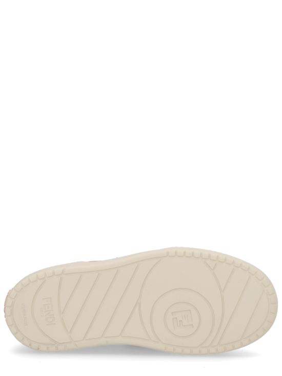 25FW 펜디 매치 소프트 레더 로우탑 스니커즈 8E8721 AY9NF1TPW BEIGE - FENDI