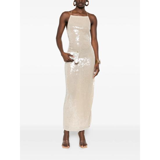 26SS 오세리 롱 원피스 MLS261 MARYLIN NUDE NEUTRALS - OSÉREE